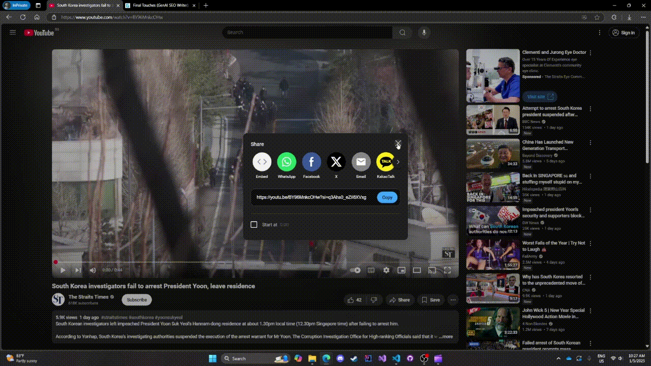 Embedding YouTube Videos